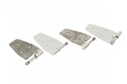 Kentrol - Kentrol 30525 Polished Door Hinge Set 4pc for 97-06 Jeep Wrangler TJ - Image 3