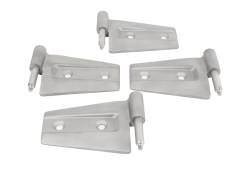 Kentrol - Kentrol 40575 Bare Grey Door Hinge Set 4pc for 07-18 Jeep Wrangler JK 2DR - Image 2