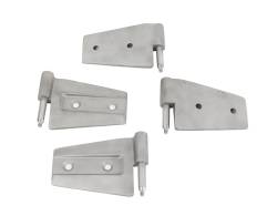 Kentrol - Kentrol 40575 Bare Grey Door Hinge Set 4pc for 07-18 Jeep Wrangler JK 2DR - Image 3