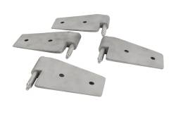 Kentrol - Kentrol 40575 Bare Grey Door Hinge Set 4pc for 07-18 Jeep Wrangler JK 2DR - Image 4