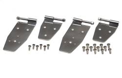 Kentrol - Kentrol 30469 Polished Door Hinge Set 4pc for 94-95 Jeep Wrangler YJ w/Hardtop - Image 1