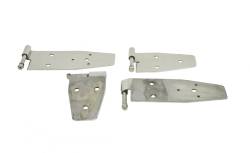 Kentrol - Kentrol 30469 Polished Door Hinge Set 4pc for 94-95 Jeep Wrangler YJ w/Hardtop - Image 3