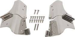 Kentrol - Kentrol 30477 Polished Windshield Hinge Pair for 97-06 Jeep Wrangler TJ - Image 1