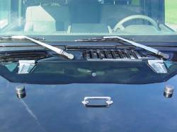 Kentrol - Kentrol 30503 Polished Windshield Tie Down Kit for 97-18 Jeep Wrangler TJ & JK - Image 4