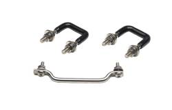 Kentrol - Kentrol 30439 Polished Windshield Tie Down Kit for 87-95 Jeep Wrangler YJ - Image 1
