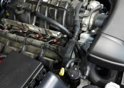 J&L Oil Separator Co - J&L 3066P-B Oil Separator 3.0 Passenger Side Mounted Oil Separator Black - Image 2