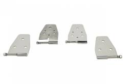 Kentrol - Kentrol 30441 Polished Door Hinge Set 4pc for 87-95 Jeep Wrangler YJ - Image 4
