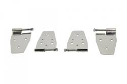 Kentrol - Kentrol 30441 Polished Door Hinge Set 4pc for 87-95 Jeep Wrangler YJ - Image 2