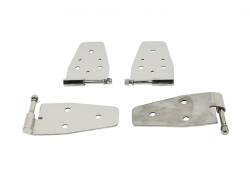 Kentrol - Kentrol 30441 Polished Door Hinge Set 4pc for 87-95 Jeep Wrangler YJ - Image 3