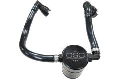 J&L Oil Separator 3.0 Passenger Side Mounted Oil Separator Black 3024P-B