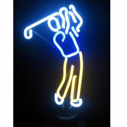 Neonetics - Neonetics 4GOLFX Golfer Neon Sculpture - Image 1