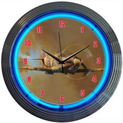 Neonetics - Neonetics 8SPITF Spit Fire Neon Clock - Image 1