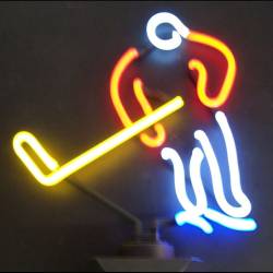 Neonetics - Neonetics 4HOCKY Hockey Neon Sculpture - Image 1
