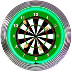Neonetics - Neonetics 8DARTC Darts Neon Clock - Image 1