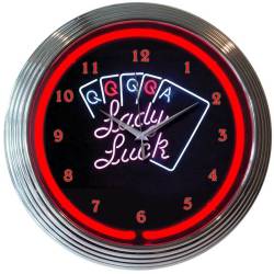 Neonetics - Neonetics 8LADYX Lady Luck Neon Clock - Image 1
