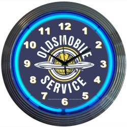 Neonetics - Neonetics 8OLDSM Service Neon Clock for GM/Oldsmobile - Image 1