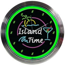 Neonetics - Neonetics 8ITIME Island Time Neon Clock - Image 1