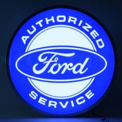 Neonetics - Neonetics 7FORDS Authorized Service 15" Backlit LED Lighted Sign for Ford - Image 1