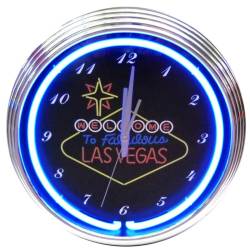 Neonetics - Neonetics 8VEGSN Las Vegas Sign Neon Clock - Image 1