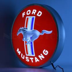 Neonetics - Neonetics 7MSTNG 15" Backlit LED Lighted Sign for Ford Mustang - Image 1