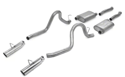 Pypes Performance Exhaust - Pypes SFM27V 2.5" Dual Exit Cat Back Exhaust System for 99-04 Mustang GT V8 - Image 2