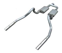 Pypes Performance Exhaust - Pypes SFM54 Street Pro Cat-Back Exhaust System w/3" Tips for 98-04 Mustang V6 - Image 1