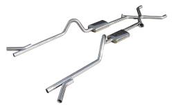Pypes Performance Exhaust - Pypes SGC11R 2.5" Race Pro Dual Exhaust System for Chevrolet Bel Air - Image 1