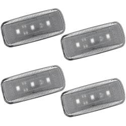 Recon - Recon 264137CL LED Dually Marker Lights Clear/Red/Amber for 10-21 RAM 3500 - Image 1