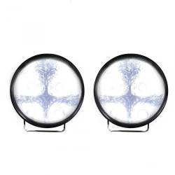 Recon - Recon 264152CL 3.5" Round LED Daytime Running Lights Clear/White - Image 2