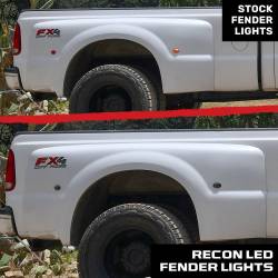 Recon - Recon 264132BK LED Dually Marker Lights Smoked/Red/Amber for 99-10 Ford F350 - Image 4