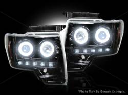 Recon - Recon 264190BKCC Ford F150 & RAPTOR PROJECTOR HEADLIGHTS Smoked/Black - Image 1