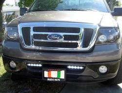 Recon - Recon 264151BK 8.5" Rectangular LED Daytime Running Lights Smoked/White - Image 2