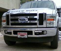 Recon - Recon 264151BK 8.5" Rectangular LED Daytime Running Lights Smoked/White - Image 3