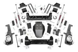 Rough Country Suspension Systems - Rough Country 10130A 7" NTD Suspension Lift 20-26 Silverado/Sierra 2500HD 4WD - Image 1