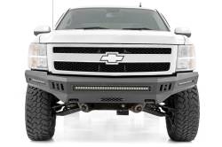 Rough Country Suspension Systems - Rough Country 10910 Front Hi-Clear Black Bumper for 07-13 Silverado 1500 2WD/4WD - Image 2