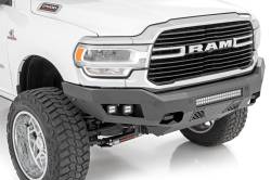 Rough Country Suspension Systems - Rough Country 10806A Heavy Duty Black Front Bumper for 19-26 RAM 2500 4WD - Image 2