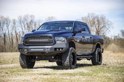 Rough Country Suspension Systems - Rough Country Heavy Duty Black Front Bumper for 13-18 RAM 1500 10774 - Image 5
