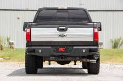 Rough Country Suspension Systems - Rough Country 10784 Heavy Duty Black Rear Bumper for 99-16 Ford F250/F350 - Image 4