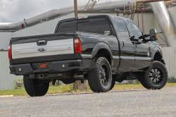 Rough Country Suspension Systems - Rough Country 10784 Heavy Duty Black Rear Bumper for 99-16 Ford F250/F350 - Image 3
