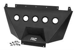 Rough Country Suspension Systems - Rough Country 10794 Front Bumper Skid Plate w/RC 10910 Black for 07-13 GM 1500 - Image 4