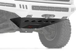 Rough Country 10794 Front Bumper Skid Plate w/RC 10910 Black for 07-13 GM 1500