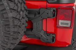 Rough Country Suspension Systems - Rough Country Heavy Duty Rear Tire Carrier Kit Black for Jeep Wrangler JK 10523 - Image 2