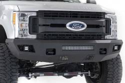 Rough Country 10787 Heavy Duty Black Front Bumper for 17-22 Ford F250/F350 SD