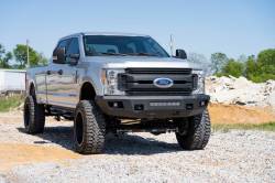 Rough Country Suspension Systems - Rough Country 10787 Heavy Duty Black Front Bumper for 17-22 Ford F250/F350 SD - Image 4