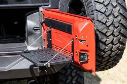 Rough Country Suspension Systems - Rough Country 10630 Folding Rear Tailgate Table Black for Jeep Wrangler/Bronco - Image 5