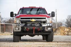 Rough Country Suspension Systems - Rough Country 10764 EXO Front Bumper Winch Mount Kit for 11-19 Silverado HD - Image 5
