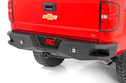 Rough Country 10773 Heavy Duty Black Rear Bumper for 07-18 Silverado 1500
