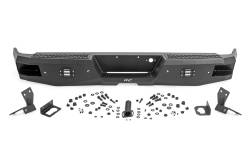Rough Country Suspension Systems - Rough Country 10773 Heavy Duty Black Rear Bumper for 07-18 Silverado 1500 - Image 6
