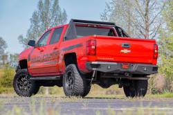 Rough Country Suspension Systems - Rough Country 10773 Heavy Duty Black Rear Bumper for 07-18 Silverado 1500 - Image 3