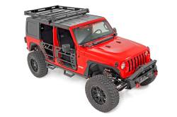 Rough Country Suspension Systems - Rough Country 10622 Hard Top Roof Rack w/LEDs Black for 18-25 Jeep Wrangler JL - Image 2